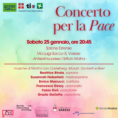 25 gennaio 2025 - Varese - Concerto per la Pace